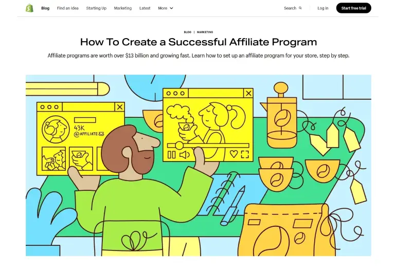 Shopify Affiliate Program image