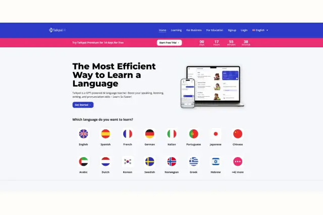 Talkpal AI Home