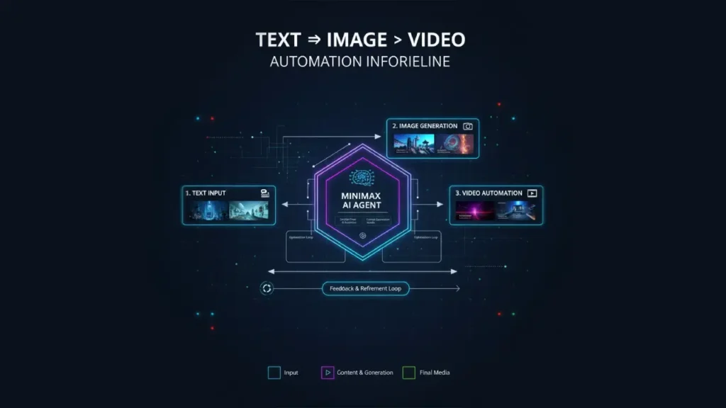 flowchart showing automation with minimax
